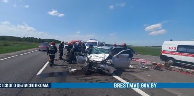 На трассе М1 столкнулись две "Лады" – погиб водитель из Гродненской области. Четыре человека в больнице