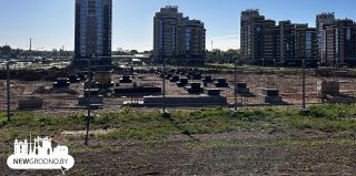 В жилой район на Лидскую вернулись строители. Там построят торговый центр