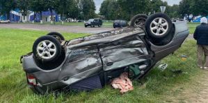 Под Лидой водитель "Газели" выехал на главную не по ПДД. Столкновения с легковушкой избежать не удалось – один человек в больнице