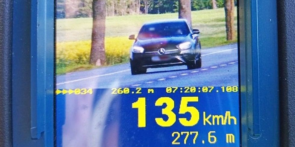 Белорус превысил в Польше скорость на 85 км/ч. Наказали сурово