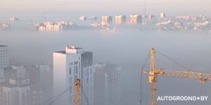 Каким сегодня увидел Гродно оператор башенного крана: "Дух захватывает"