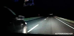 Срочно: водитель FORD столкнул автомобиль с семьей в кювет и скрылся. Видео. Дорога "Гродно - Волковыск"