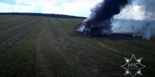 Механизатор тушил комбайн сам, но справиться в одиночку не удалось. В МЧС рассказали о пожарах на Гродненщине