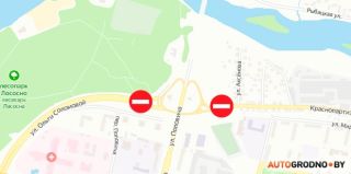 На 3 месяца закрыли проезд под путепроводом на Поповича. Его откроют вместе с Новым мостом