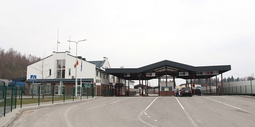 В литовском Мядининкае пожар. Временно приостановлен пропуск транспорта в обе стороны