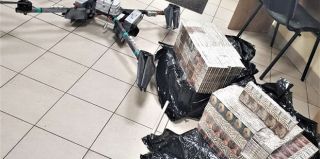 Литовские пограничники приземлили дрон с сигаретами у самой границы с Беларусью. Владельца беспилотника не нашли