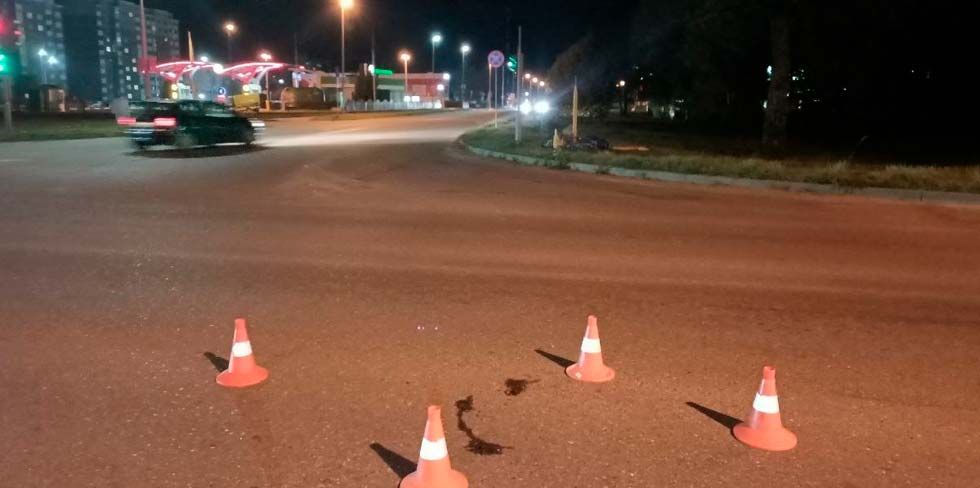 В Лиде велосипедист оказался под колесами такси BYD: ехал вне перехода