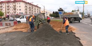Улицу Мостовую расширяют в Гродно