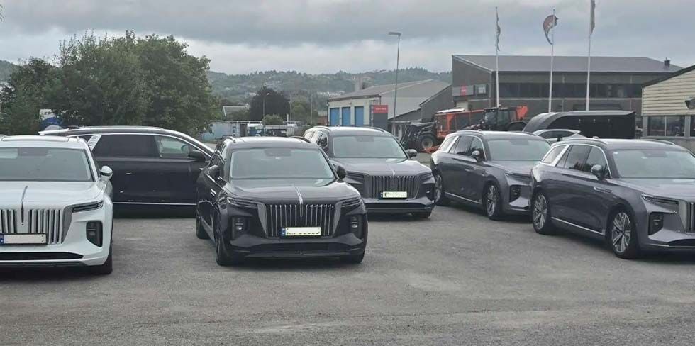 Китайские автомобили Hongqi E-HS9 не выдержали жару в Норвегии: "Падали как мухи". Объявлен отзыв