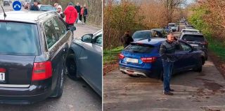 "55 часов в очереди". Люди готовы бить машины друг друга, чтобы влезть в очередь на ПП "Брест-Тересполь"