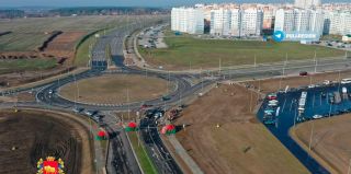 В Гродно открыли для движения новую дорогу в сторону Ольшанки – бывшую бетонку