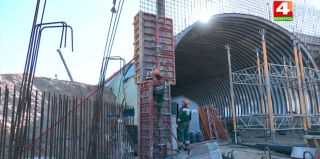 Остался месяц до открытия развязки у Озерского шоссе в Гродно. Вот что там сейчас делают