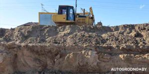 Ну какова красота! Горы песка и работы у "гибуличского" кольца. Смотрим свежие фото с гродненской "бетонки"